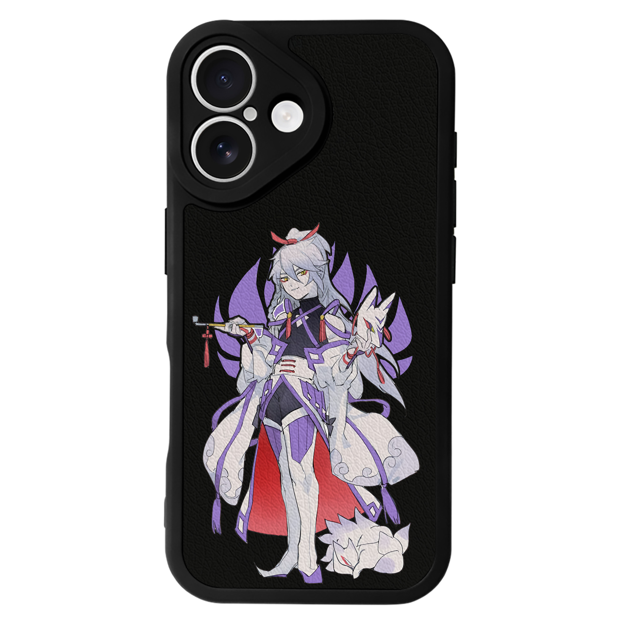 （画像用） 妖怪ウォッチ Yo-kai Watch 【iPhone 16シリーズ対応】シリコンスマホケース（レザー調） 材質：シリコン
